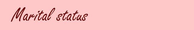 Marital status